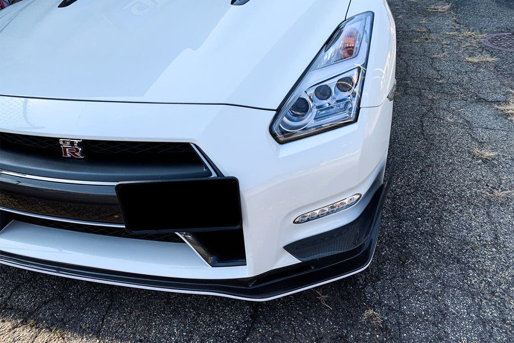 2012-2016 Nissan GTR R35 DBA NSM Style Partial Carbon Fiber Front Lip