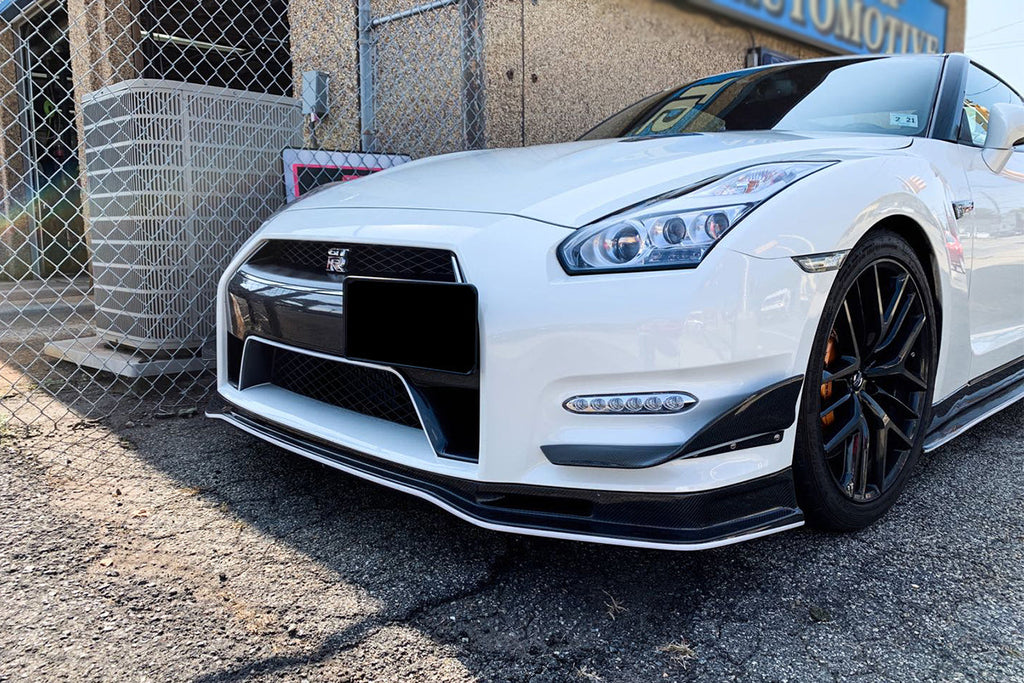 2012-2016 Nissan GTR R35 DBA NSM Style Partial Carbon Fiber Front Lip