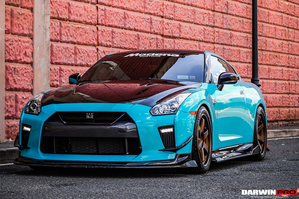 2017-2022 Nissan GTR R35 EBA BKSS Style Carbon Fiber Front Canards
