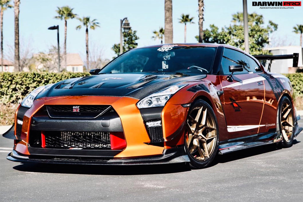 2017-2022 Nissan GTR R35 EBA BKSS Style Carbon Fiber Front Canards
