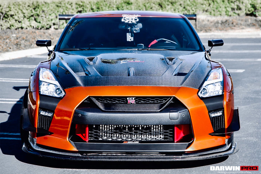 2017-2022 Nissan GTR R35 EBA BKSS Style Carbon Fiber Front Canards