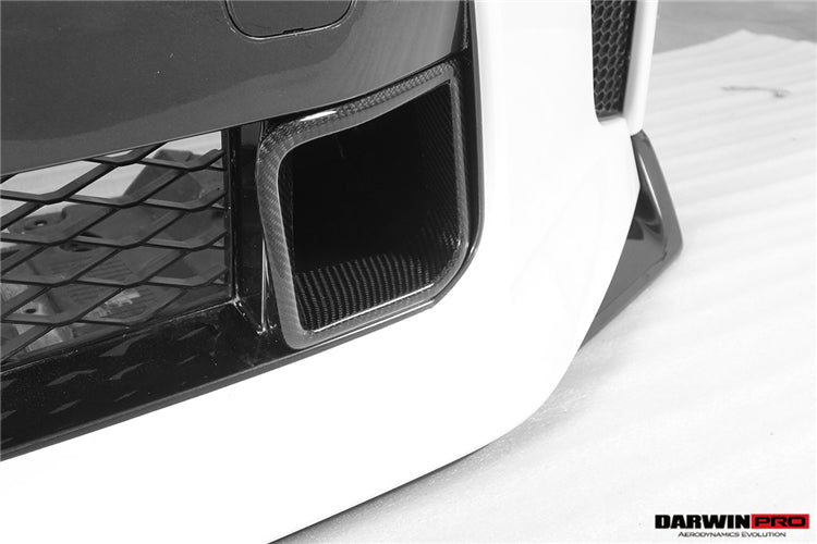 2017-2022 Nissan GTR R35 EBA BKSS Style Carbon Fiber Front Bumper Vents