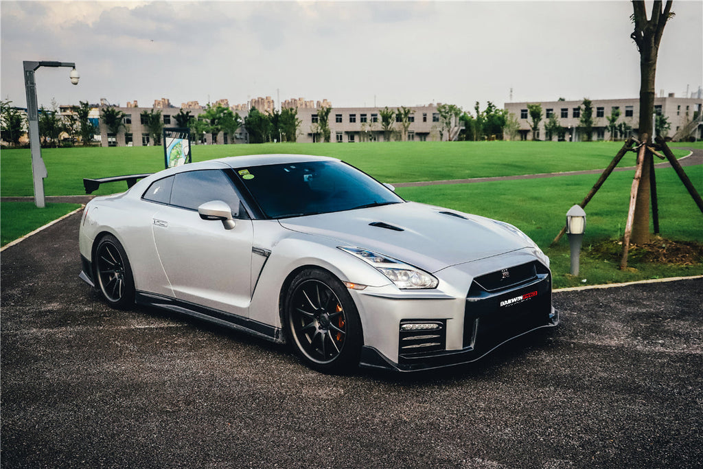 DarwinPRO 2008-2022 Nissan GTR R35 CBA DBA NSM Style Carbon Fiber Side Skirts