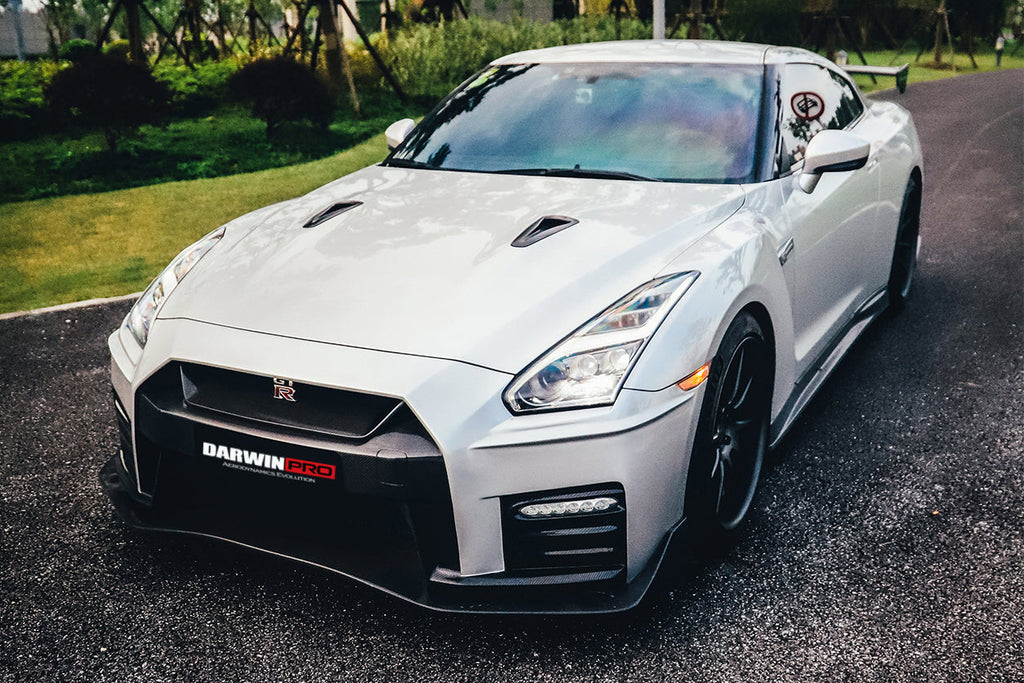 DarwinPRO 2008-2022 Nissan GTR R35 CBA DBA NSM Style Carbon Fiber Side Skirts