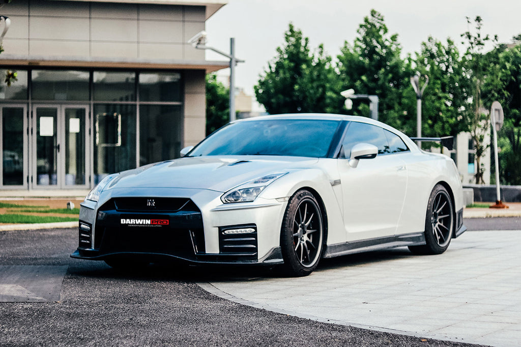 DarwinPRO 2008-2022 Nissan GTR R35 CBA DBA NSM Style Carbon Fiber Side Skirts