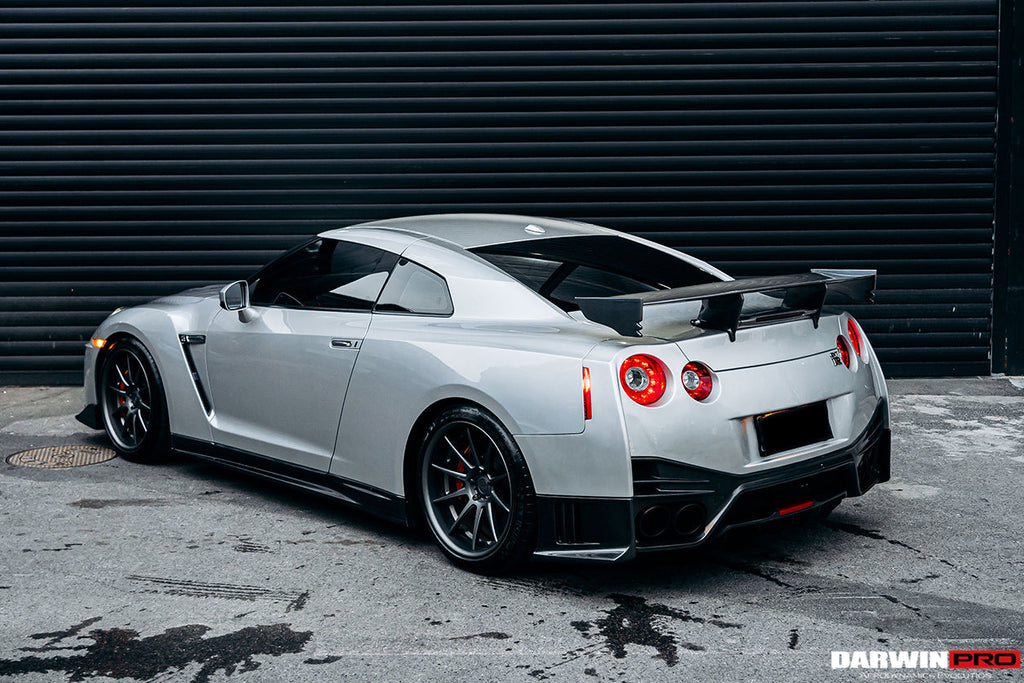 DarwinPRO 2008-2022 Nissan GTR R35 CBA DBA NSM Style Carbon Fiber Side Skirts