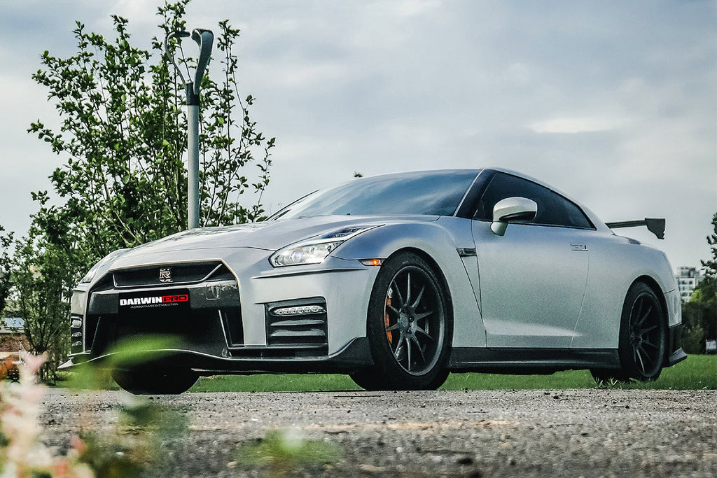 DarwinPRO 2008-2022 Nissan GTR R35 CBA DBA NSM Style Carbon Fiber Side Skirts