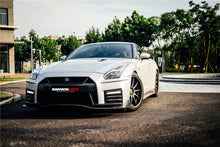 Load image into Gallery viewer, DarwinPRO 2008-2016 Nissan GTR R35 CBA DBA Ver17 NSM Style Partial Carbon Fiber Front Bumper