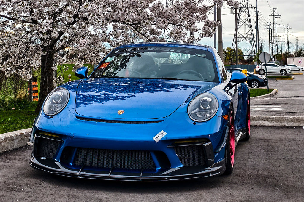DarwinPRO 2017-2019 Porsche 911 991.2 GT3 Only BKSS Style Carbon Fiber Front lip