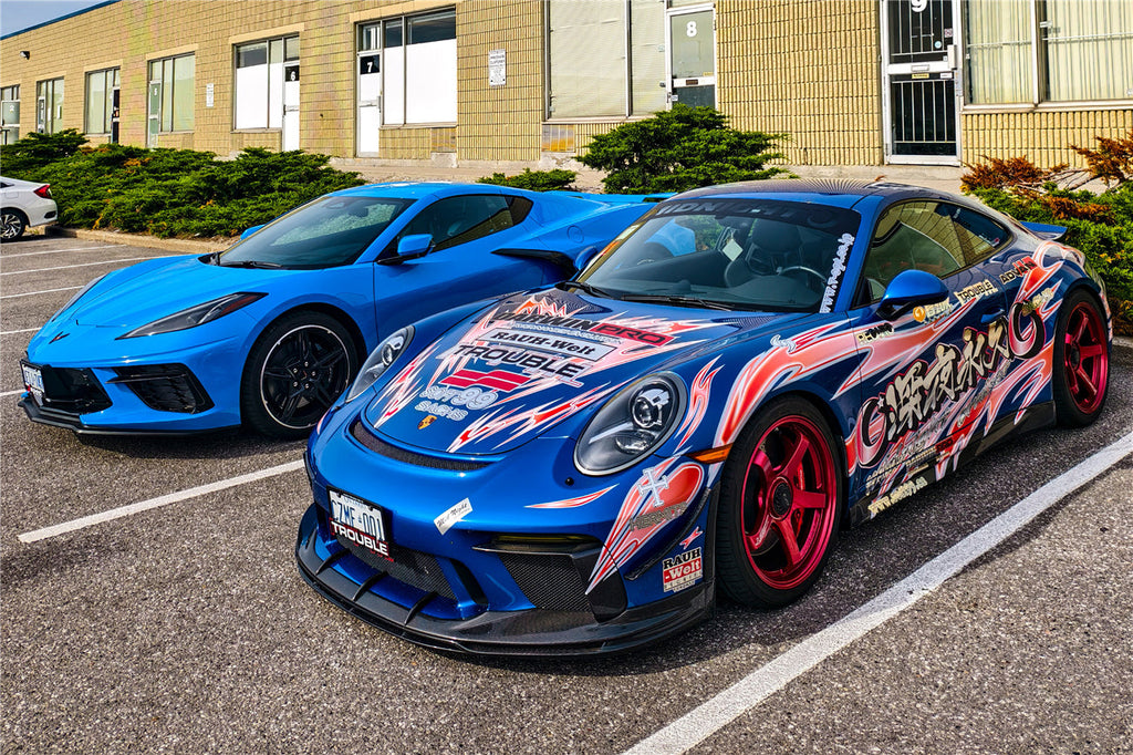 DarwinPRO 2017-2019 Porsche 911 991.2 GT3 Only BKSS Style Carbon Fiber Front lip