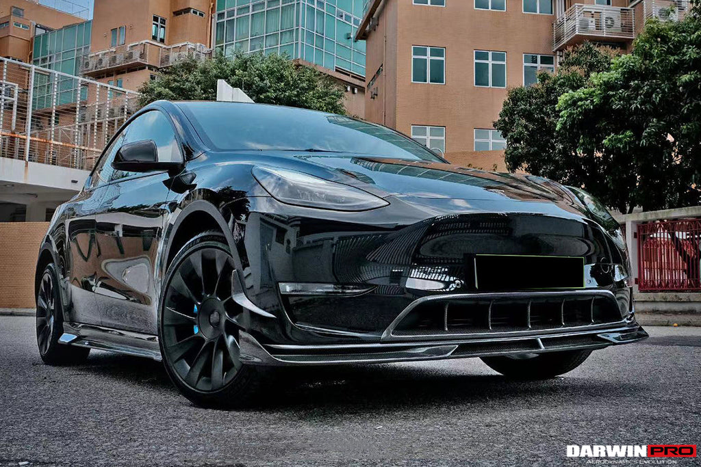2020-2023 Tesla Model Y IMP Performance Carbon Fiber Front  Bumper Canards
