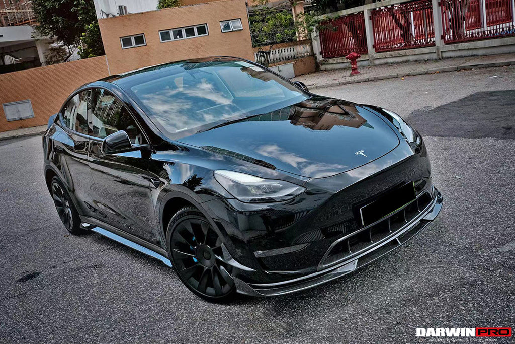 2020-2023 Tesla Model Y IMP Performance Carbon Fiber Front  Bumper Canards