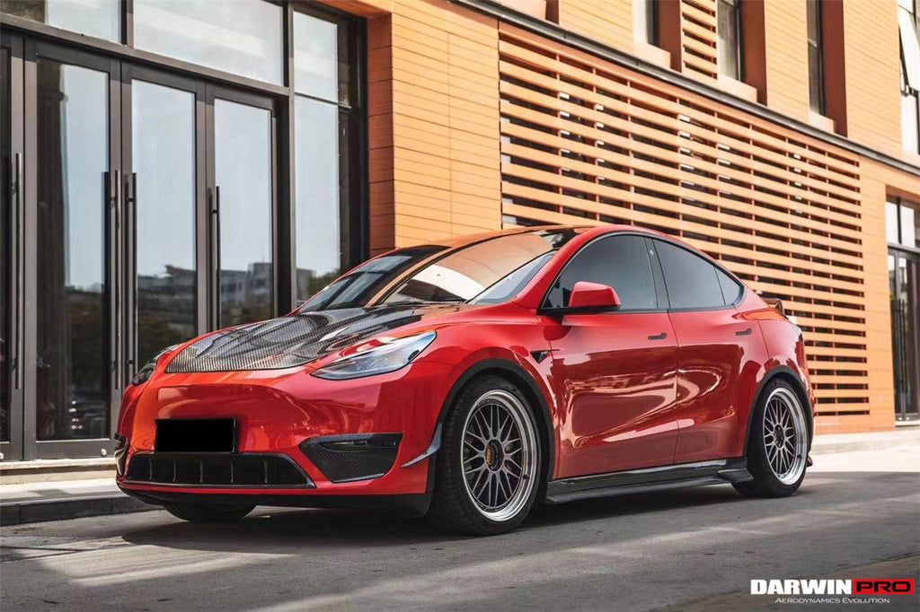 2020-2023 Tesla Model Y IMP Performance Carbon Fiber Front  Bumper Canards