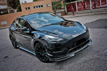 Load image into Gallery viewer, 2020-2023 Tesla Model Y IMP Performance Carbon Fiber Front  Bumper Canards