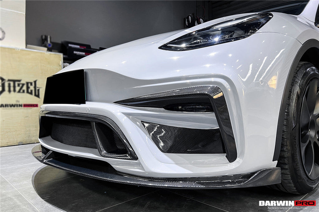 2020-2023 Tesla Model Y IMPII Performance Part Carbon Fiber Front Bumper