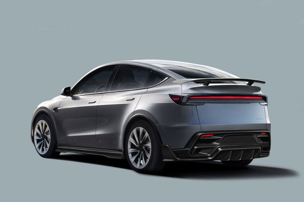 2025-UP Tesla Model Y Refresh OX VER2 Style Autoclave Carbon Fiber Rear Wing