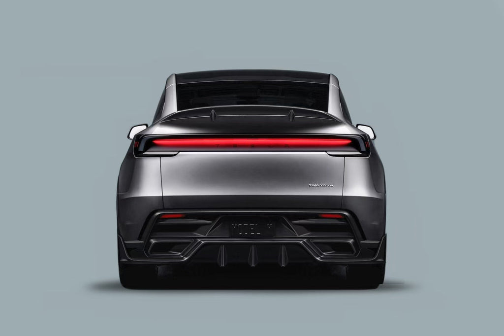 2025-UP Tesla Model Y Refresh OX VER1 Style Autoclave Carbon Fiber Rear Spoiler