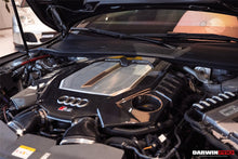 Load image into Gallery viewer, DarwinPRO 2019-2025 Audi RS6 Avant C8 &amp; RS7 C8 Quattro OEM Style Dry Carbon Fiber Engine Cover Replacement