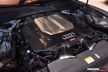 Load image into Gallery viewer, DarwinPRO 2019-2025 Audi RS6 Avant C8 &amp; RS7 C8 Quattro OEM Style Dry Carbon Fiber Engine Cover Replacement