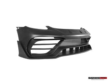 Load image into Gallery viewer, DarwinPRO 2021-2025 Porsche 718 Cayman &amp; Boxster Stuttmate Part Carbon Fiber Front Bumper With ACC Hole