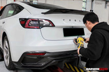 Load image into Gallery viewer, 2017-2020 Tesla Model 3 IMP Performance Partial Carbon Fiber Rear Bumper