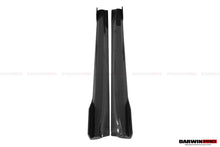 Load image into Gallery viewer, 2017-2023 Tesla Model 3 IMP Performance Carbon Fiber Side Skirts With Under Board