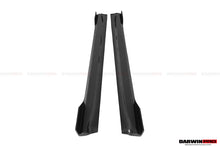 Load image into Gallery viewer, 2017-2023 Tesla Model 3 IMP Performance Carbon Fiber Side Skirts With Under Board