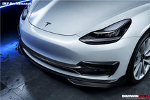 Load image into Gallery viewer, 2017-2023 Tesla Model 3 IMP Performance Carbon Fiber Front Lip - DarwinPRO Aerodynamics