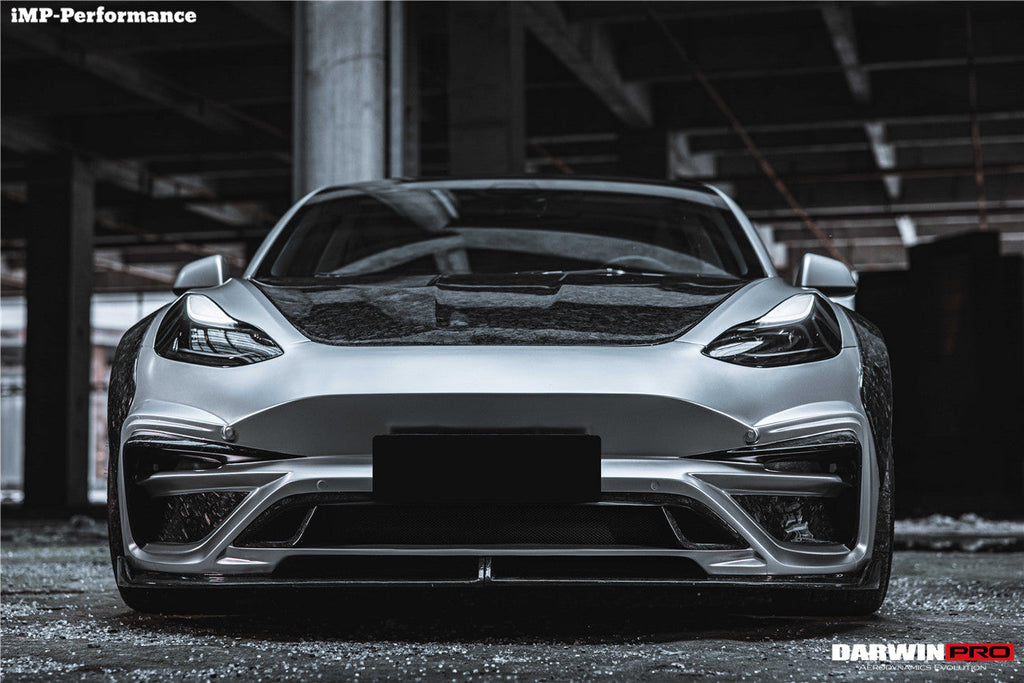 2017-2020 Tesla Model 3 IMPII Performance Partial Carbon Fiber Full Body Kit