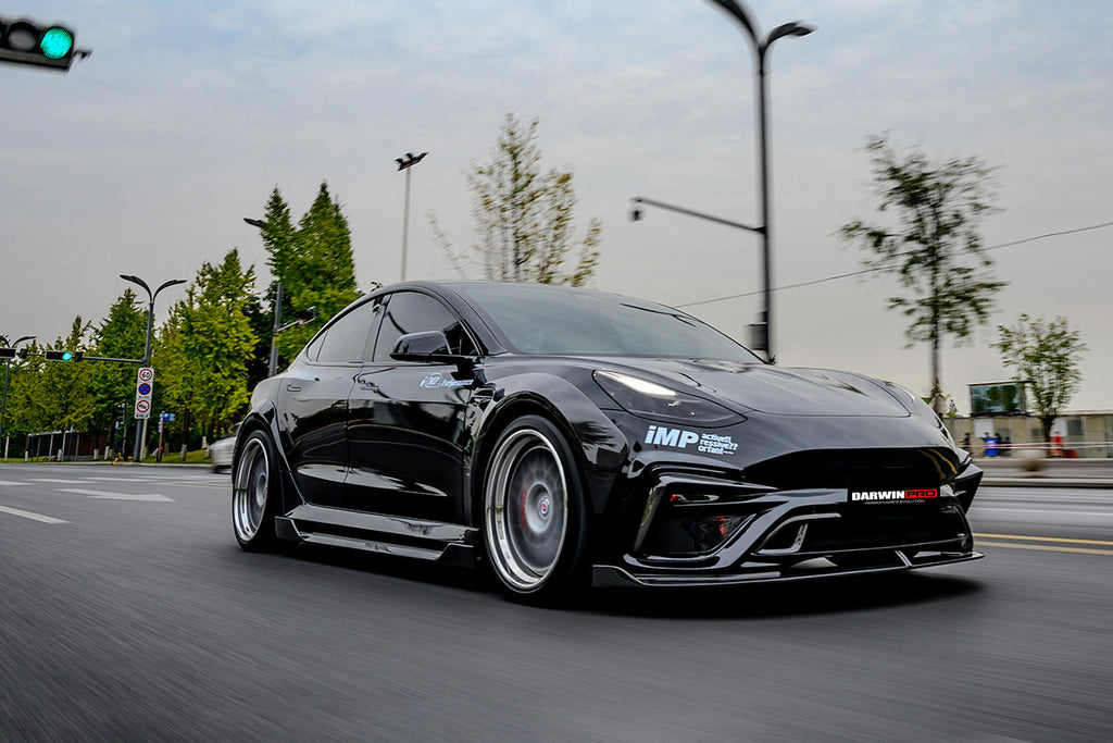 2017-2020 Tesla Model 3 IMPII Performance Partial Carbon Fiber Full Body Kit