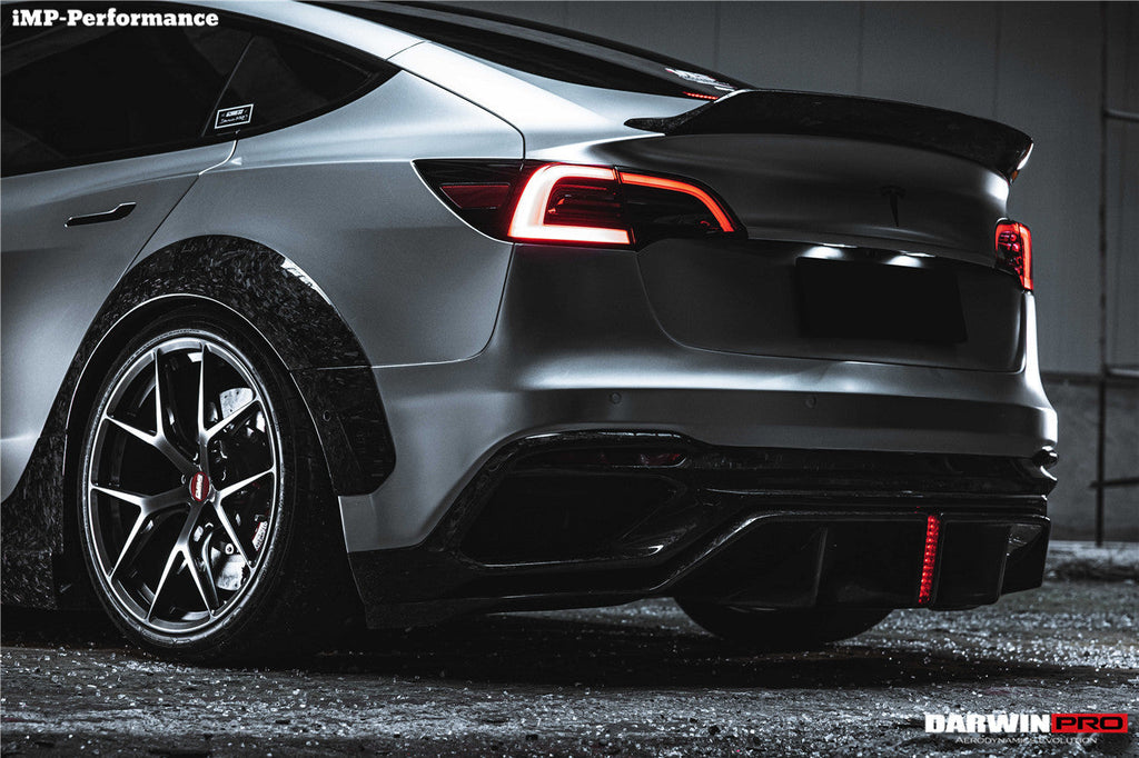 2017-2023 Tesla Model 3 IMP Performance Carbon Fiber Trunk Spoiler - DarwinPRO Aerodynamics