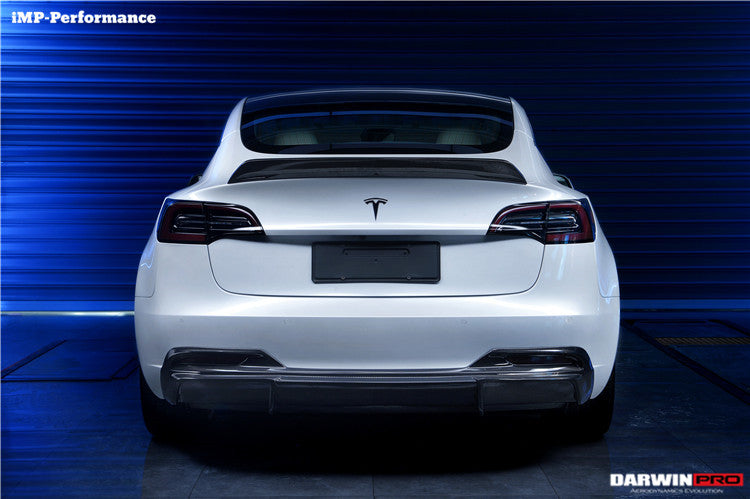 2017-2023 Tesla Model 3 IMP Performance Carbon Fiber Trunk Spoiler - DarwinPRO Aerodynamics