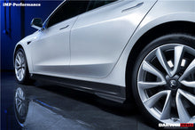 Load image into Gallery viewer, 2017-2023 Tesla Model 3 IMP Performance Carbon Fiber Side Skirts - DarwinPRO Aerodynamics