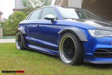 Load image into Gallery viewer, 2013-2016 Audi S3 &amp; A3 Sline 8V.1 Sedan BKSS Style Side Skirts with Winglets
