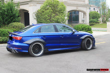 Load image into Gallery viewer, 2013-2016 Audi S3 &amp; A3 Sline 8V.1 Sedan BKSS Style Side Skirts with Winglets