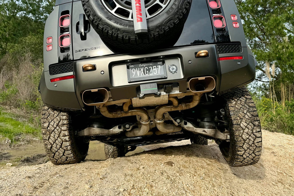 QuickSilver Land Rover Defender OCTA 110 P635 Sound Wave 3D Printed Tail-Pipes 2025+