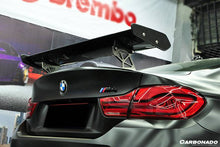 Load image into Gallery viewer, 2014-2020 BMW M4 F82 GTS Style Carbon Fiber Trunk Spoiler - Carbonado Aero