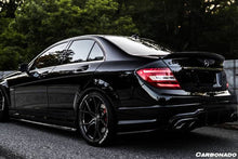 Load image into Gallery viewer, 2012-2014 Mercedes Benz W204 C63 AMG RZ Style Carbon Fiber Rear Lip - Carbonado Aero