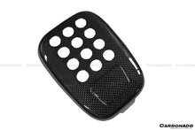 Load image into Gallery viewer, 2015-2020 Ferrari 488 GTB Spider Dry Carbon Fiber Rear Black Light Cover (No camera hole) - Carbonado