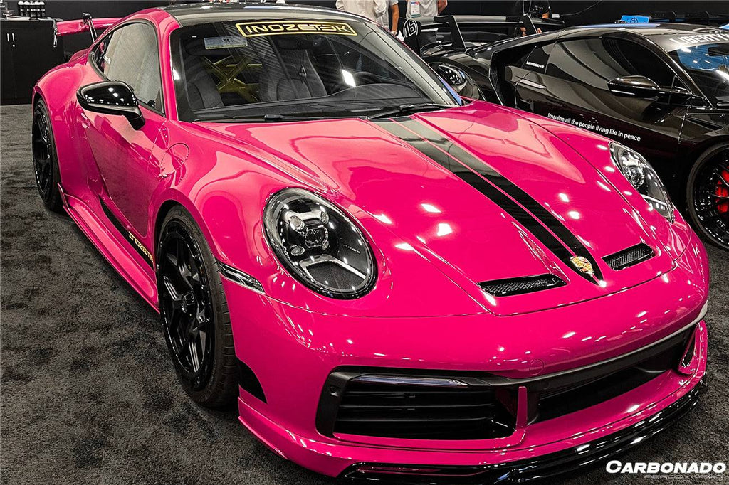 2019-2023 Porsche 911 992 Carrera/S/4/4S/Targa/Cabriolet GT3 Style Hood - Carbonado Aero