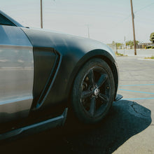 Load image into Gallery viewer, 2010-2014 Ford Mustang S197 GT500,GT,V6 GT350 Style Aluminum Black Fenders Pair