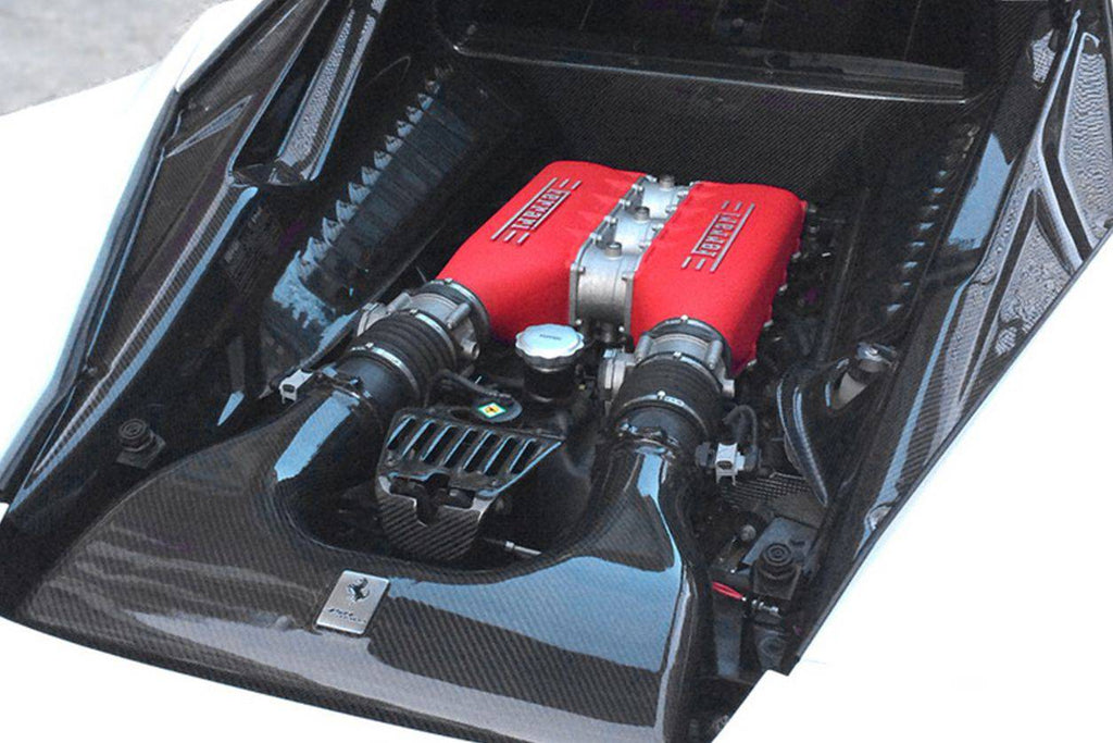 2010-2015 Ferrari 458 Coupe & Spider OE Style DRY Carbon Fiber Airbox - Carbonado