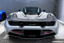 Load image into Gallery viewer, 2017-2022 McLaren 720S OEM Style Dry Carbon Fiber Rear Bumper Upper Exhaust Valance Panel - Carbonado