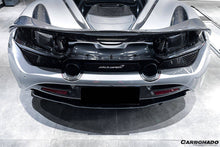 Load image into Gallery viewer, 2017-2022 McLaren 720s OEM Style Dry Carbon Fiber Rear Bumper Upper Exhaust Valance Panel - Carbonado Aero