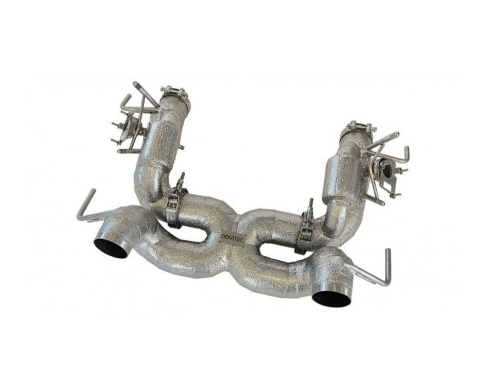 Novitec Inconel Exhaust System (Gold-Plated) w/ Flap Regulation Ferrari SF90 Stradale 2020+