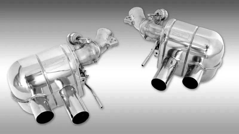 Novitec Power Optimized Exhaust System w/o Flap-Regulation Stainless Steel w/ Novitec Tailpipes And New Mesh Instert Ferrari Superfast 812 2018-2021