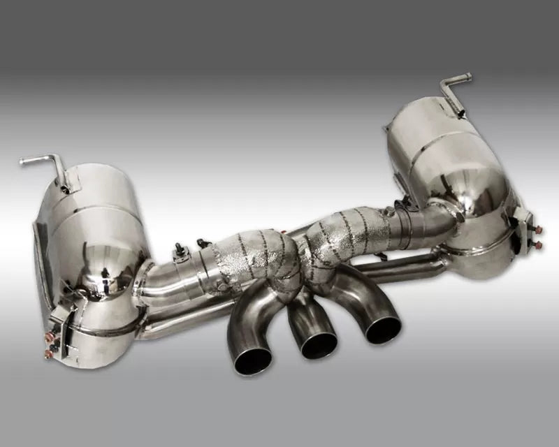 Novitec Stainless Steel Exhaust System without Flap Regulation Ferrari 458 Speciale 2013-2015