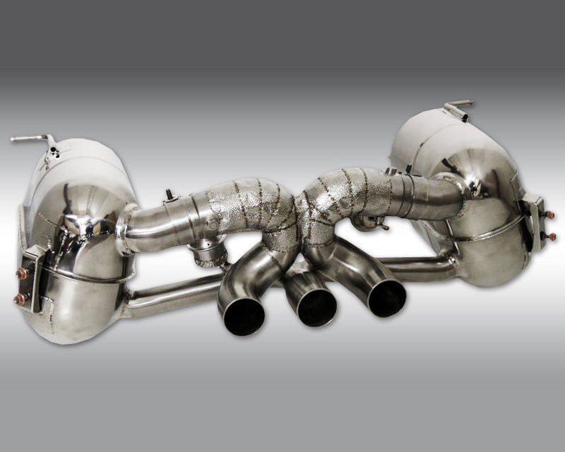 Novitec Stainless Steel Exhaust System with Flap Regulation Ferrari 458 Speciale 13-15