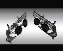 Load image into Gallery viewer, Novitec Polished Exhaust Tips with New Mesh-Insert for Ferrari California T 2015-2017