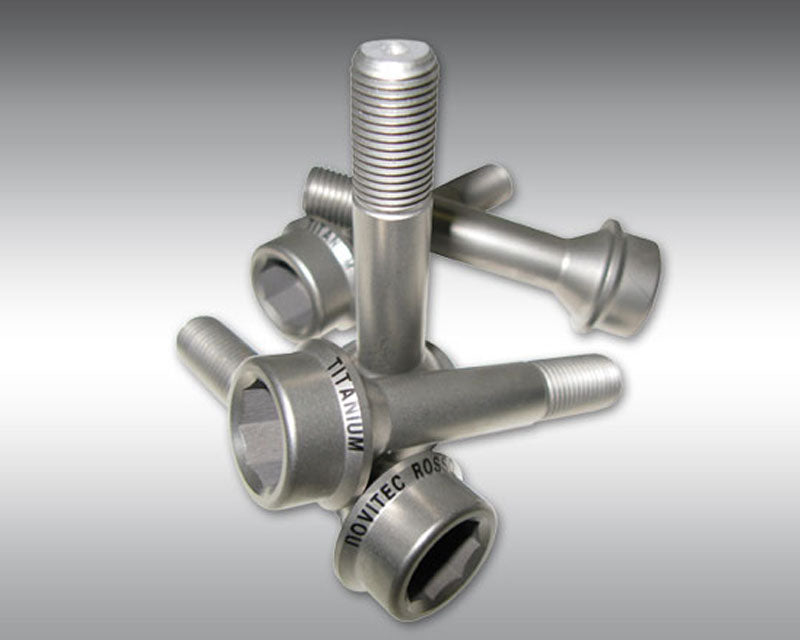 Novitec Titanium 10pcs Wheel Bolts 10mm-15mm Spacer Set Ferrari 458 Special 13-15